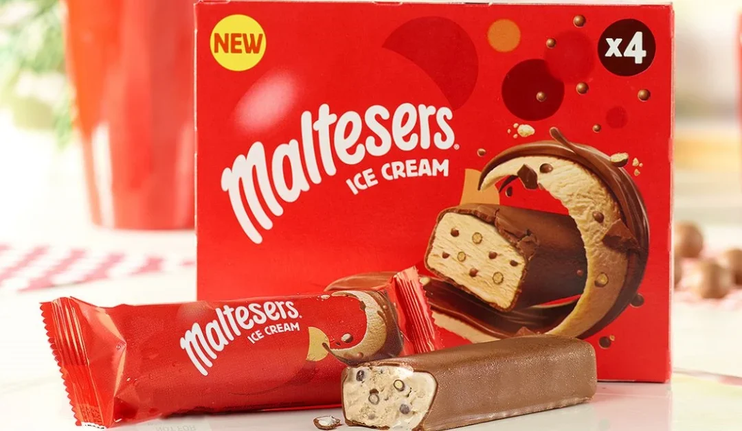 آيس كريم مالتيزر Maltesers ice cream