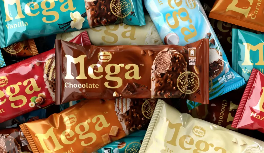 آيس كريم ميجا نستله Nestle Mega Ice Cream